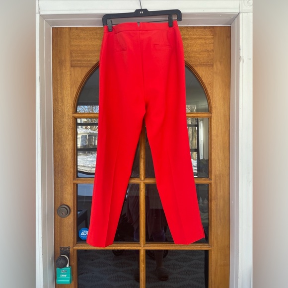 Bcbgmaxazria Tomato Red/orange Andy Pant Size 8 - Picture 4 of 6